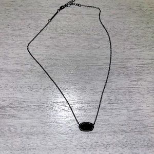Kendra Scott all black Elisa Necklace